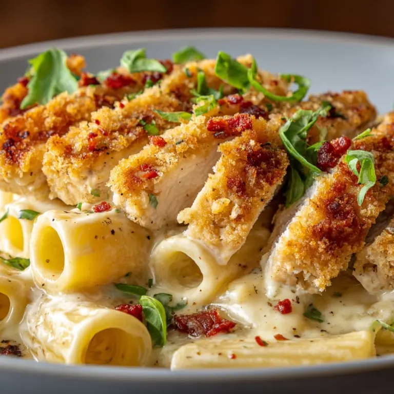 Creamy Crunchy Chicken Pasta Recipe