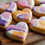 Marbled Heart Sugar Cookie Cutouts Recipe