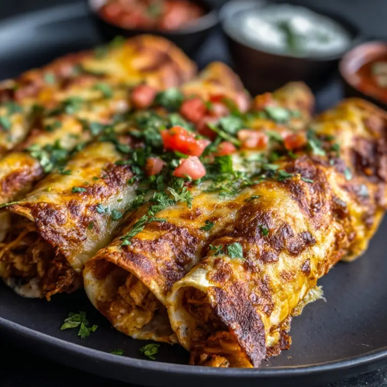 Baked Chicken Chimichangas Recipe