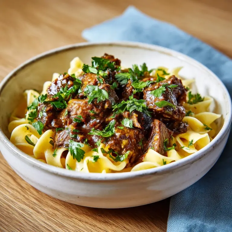 Easy Slow Cooker Beef Stroganoff Recipe