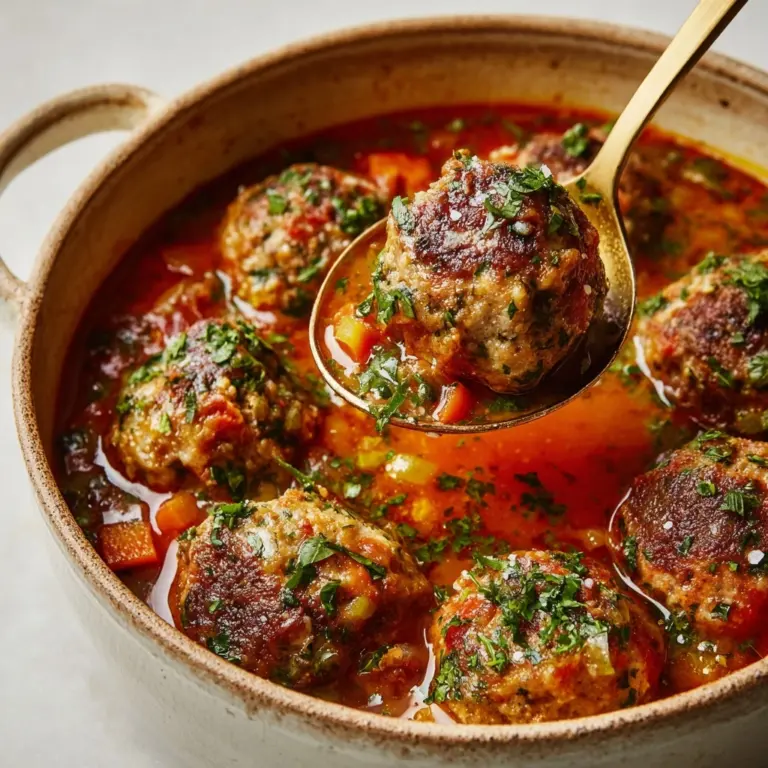 Italian Meatball Soup Recipe