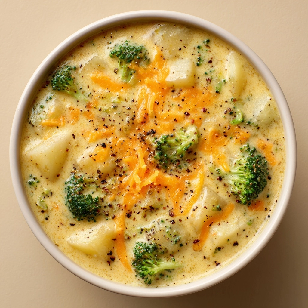 Creamy Broccoli Cheese Soup Recipe - Recipe Image