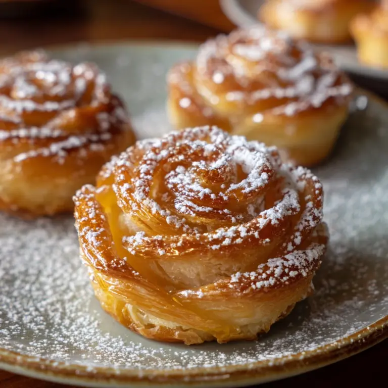 Peach Pie Cruffins Recipe
