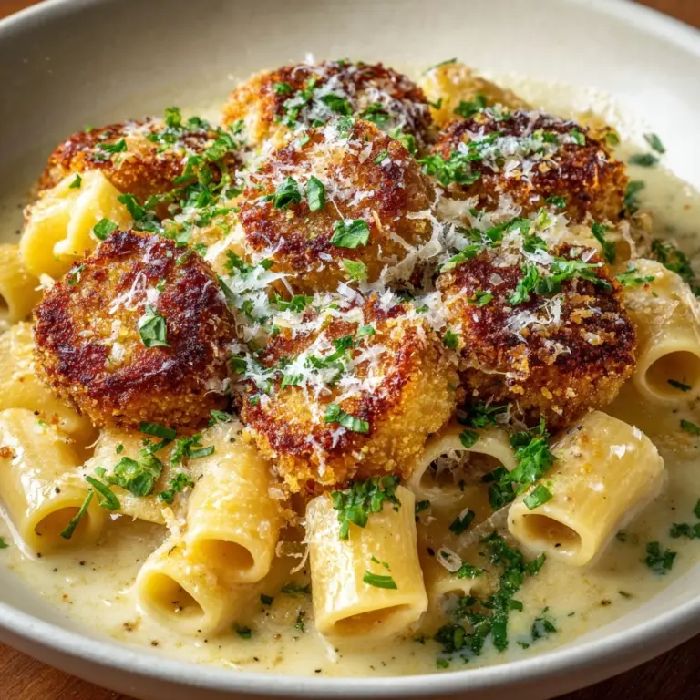 The Best Cheesy Garlic Butter Chicken Bites with Creamy Parmesan Pasta Recipe