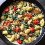 Garlic Chicken Gnocchi Skillet Recipe