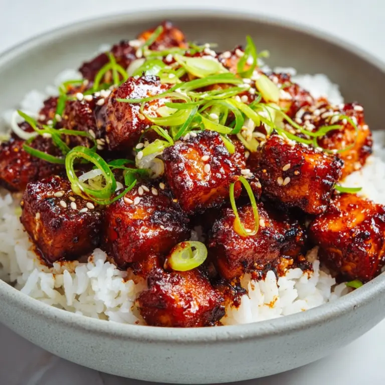 Crispy Gochujang Korean Tofu Recipe