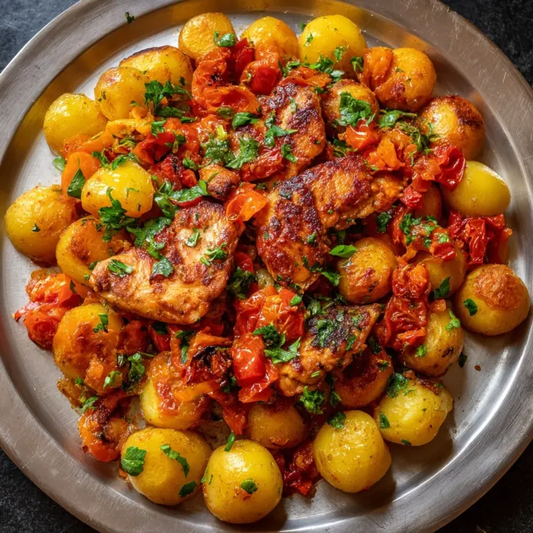 Easy Italian Chicken and Potatoes Recipe