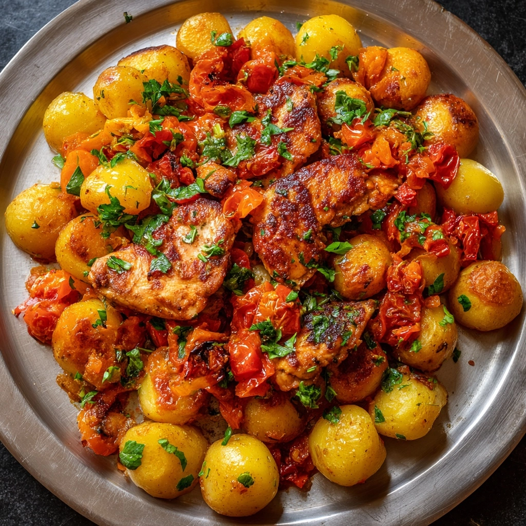 Easy Italian Chicken and Potatoes Recipe