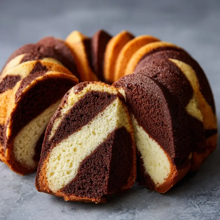Zebra Bundt Cake Recipe