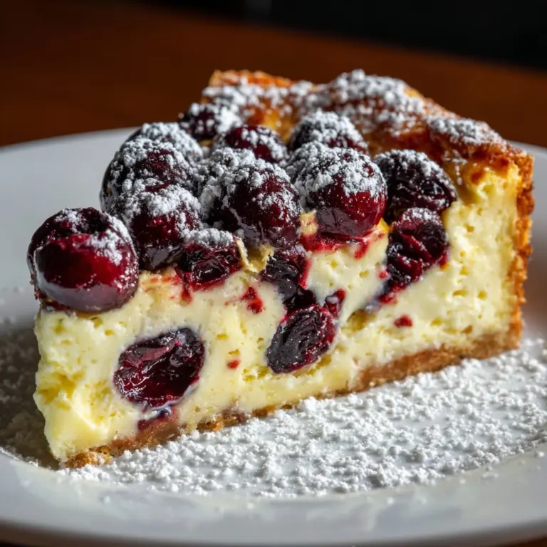 Easy Cherry Clafoutis Recipe