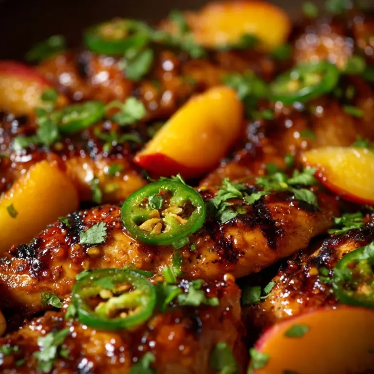 Jalapeño Peach Chicken Recipe