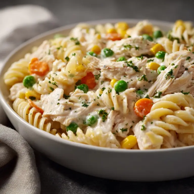 Chicken Pot Pie Pasta Recipe