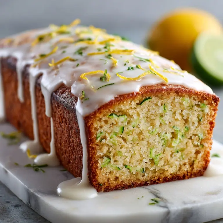 Lemon Yogurt Zucchini Bread Recipe