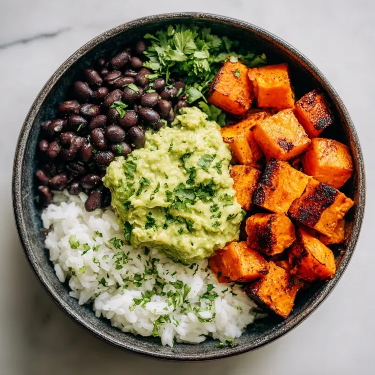 Vegan Burrito Bowls with Black Beans Recipe