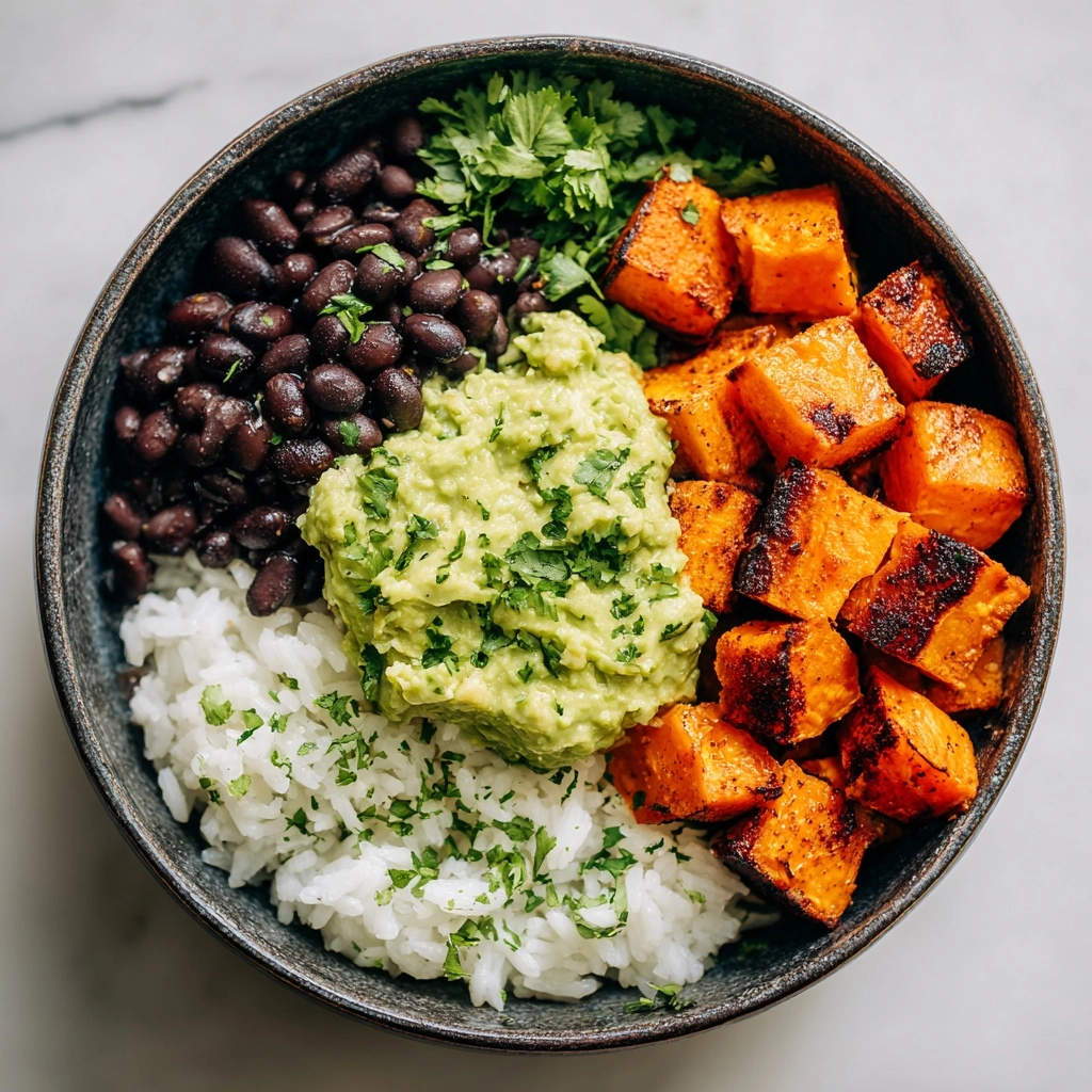 Vegan Burrito Bowls with Black Beans Recipe - Recipe Image
