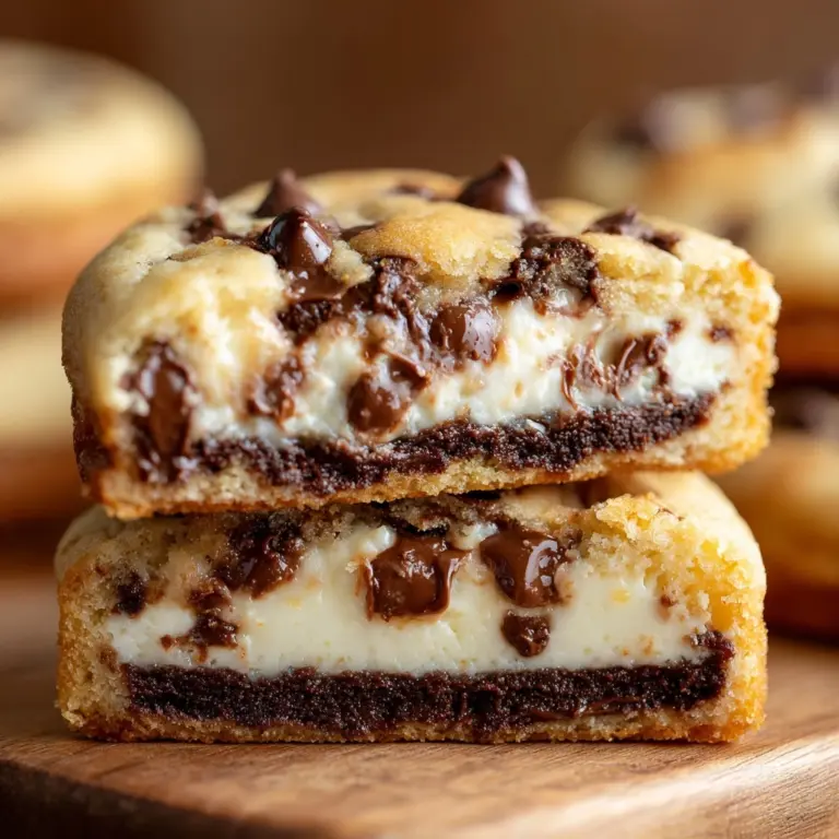 Cheesecake Stuffed Chocolate Chip Cookies Recipe