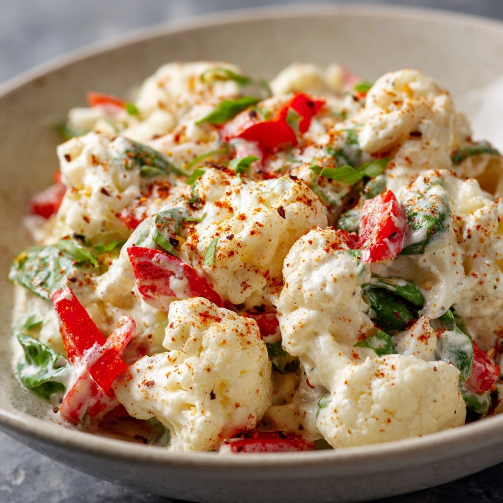 Creamy BLT Cauliflower Salad Recipe