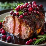Cranberry Balsamic Ribeye Roast Recipe