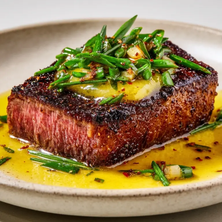 Pan-Seared Steak with Garlic Butter Recipe