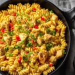 Creamy Chicken Fajita Pasta Recipe