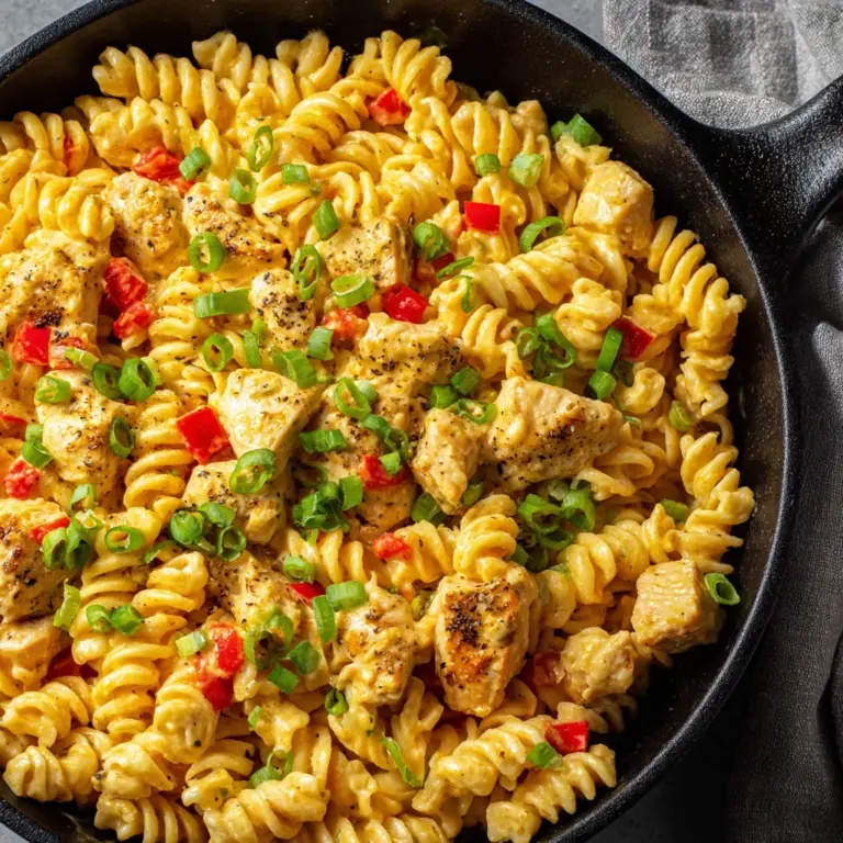Creamy Chicken Fajita Pasta Recipe