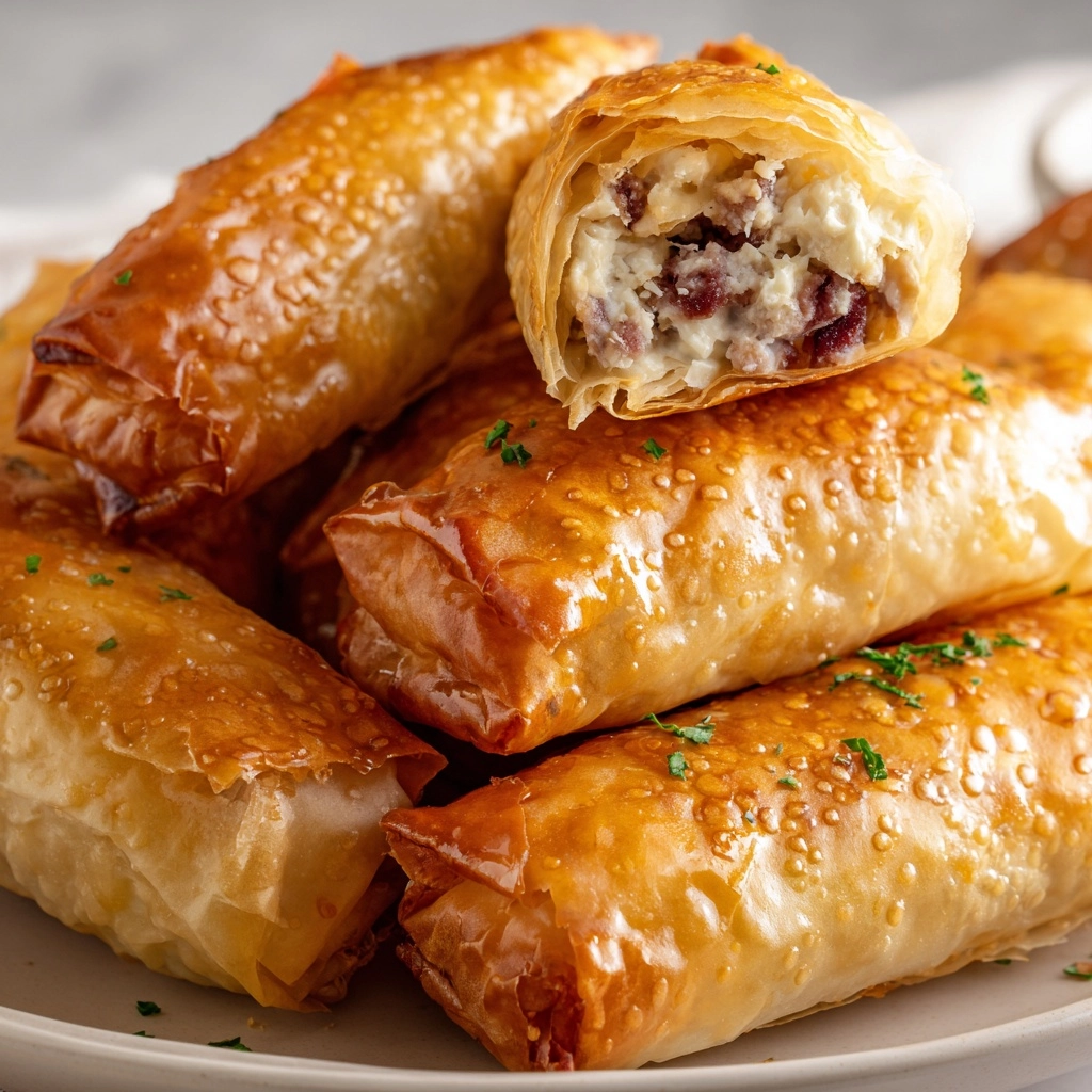 Baked Reuben Egg Rolls Recipe