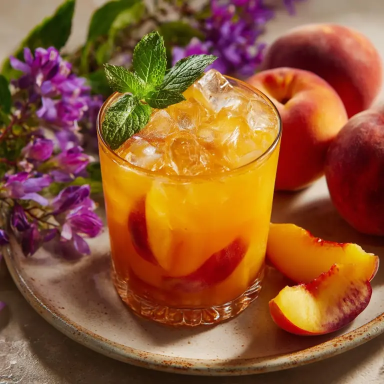 Easy Peach Tea Recipe