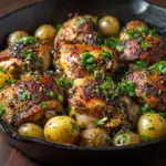 Garlic Parmesan Chicken and Potatoes Recipe
