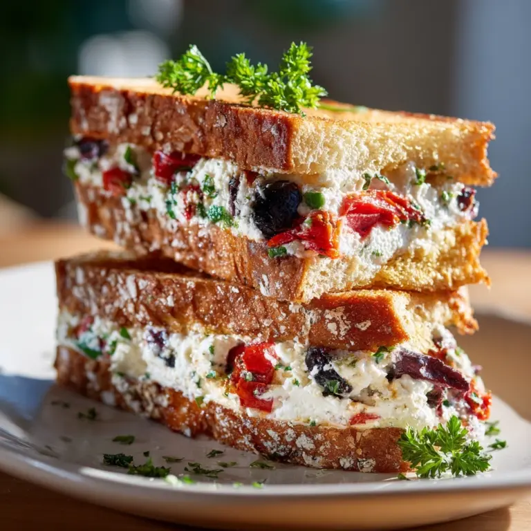 Olive Tapenade & Goat Cheese Sandwich Recipe