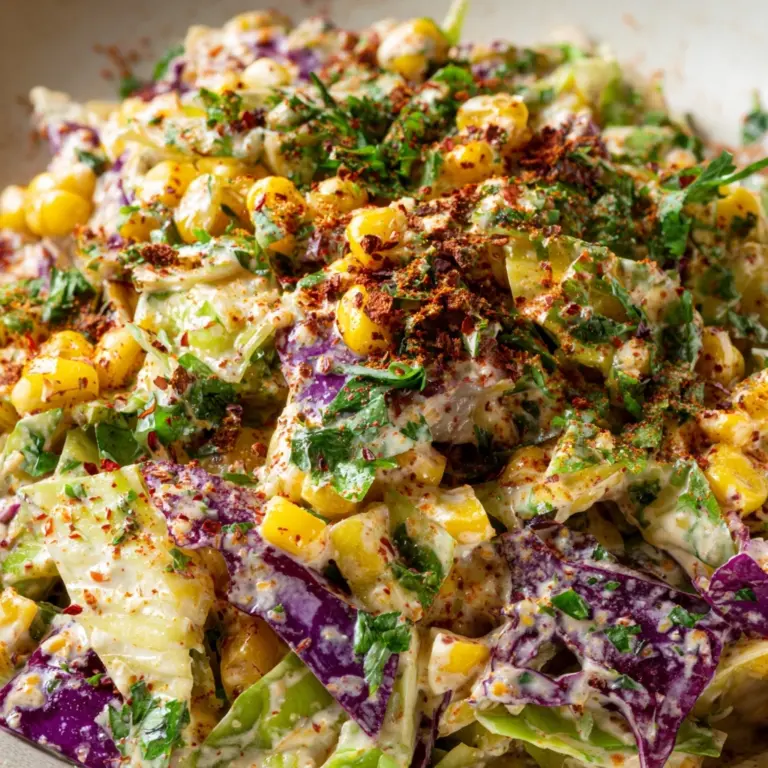 Mexican Street Corn Coleslaw Recipe