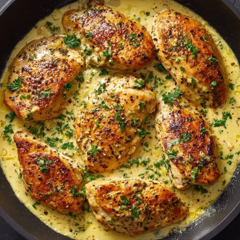 Creamy Garlic Parmesan Chicken Recipe
