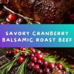 Cranberry Balsamic Roast Beef Recipe