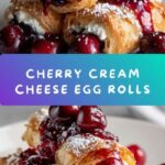 Cherry Cream Cheese Egg Rolls Recipe