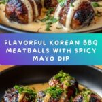 Korean BBQ Meatballs with Spicy Mayo Dip Recipe