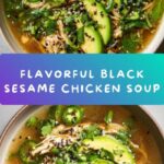 Black Sesame Chicken Soup Recipe