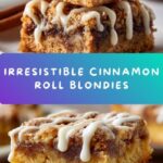 Cinnamon Roll Blondies Recipe