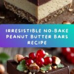No-Bake Peanut Butter Bars Recipe