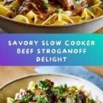 Easy Slow Cooker Beef Stroganoff Recipe