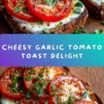 Garlic & Cheese Tomato Toast Recipe