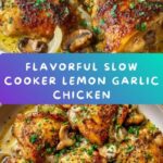 Slow Cooker Lemon Garlic Chicken Recipe