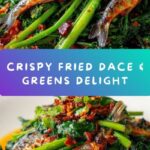 Fried Dace with Stir-Fried Greens Recipe