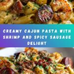 Creamy Cajun Pasta with Shrimp and Spicy Sausage Recipe