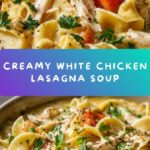 White Chicken Lasagna Soup Recipe