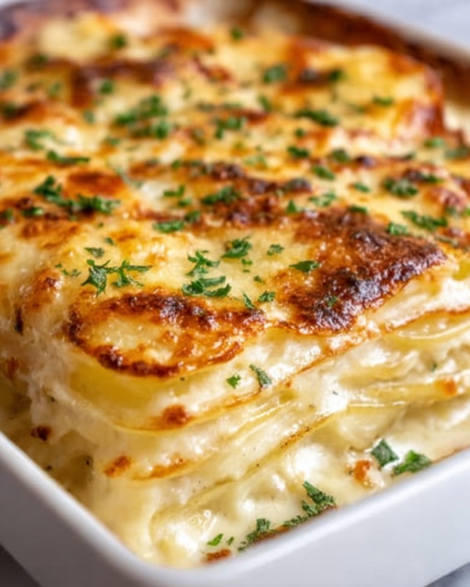 Cheesy Scalloped Potatoes Recipe - Recipe Image
