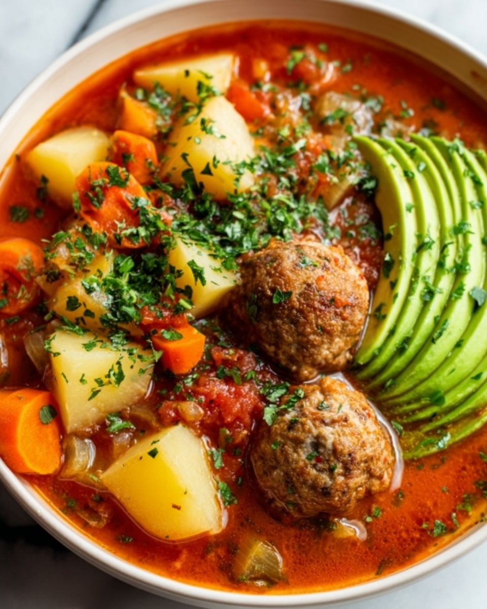 Mexican Meatball Soup Recipe - Recipe Image