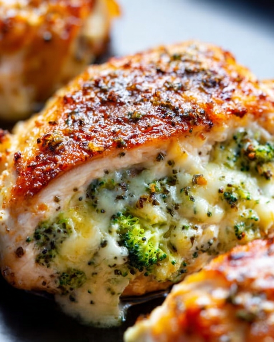 Broccoli and Cheese Stuffed Chicken Breast Recipe - Recipe Image
