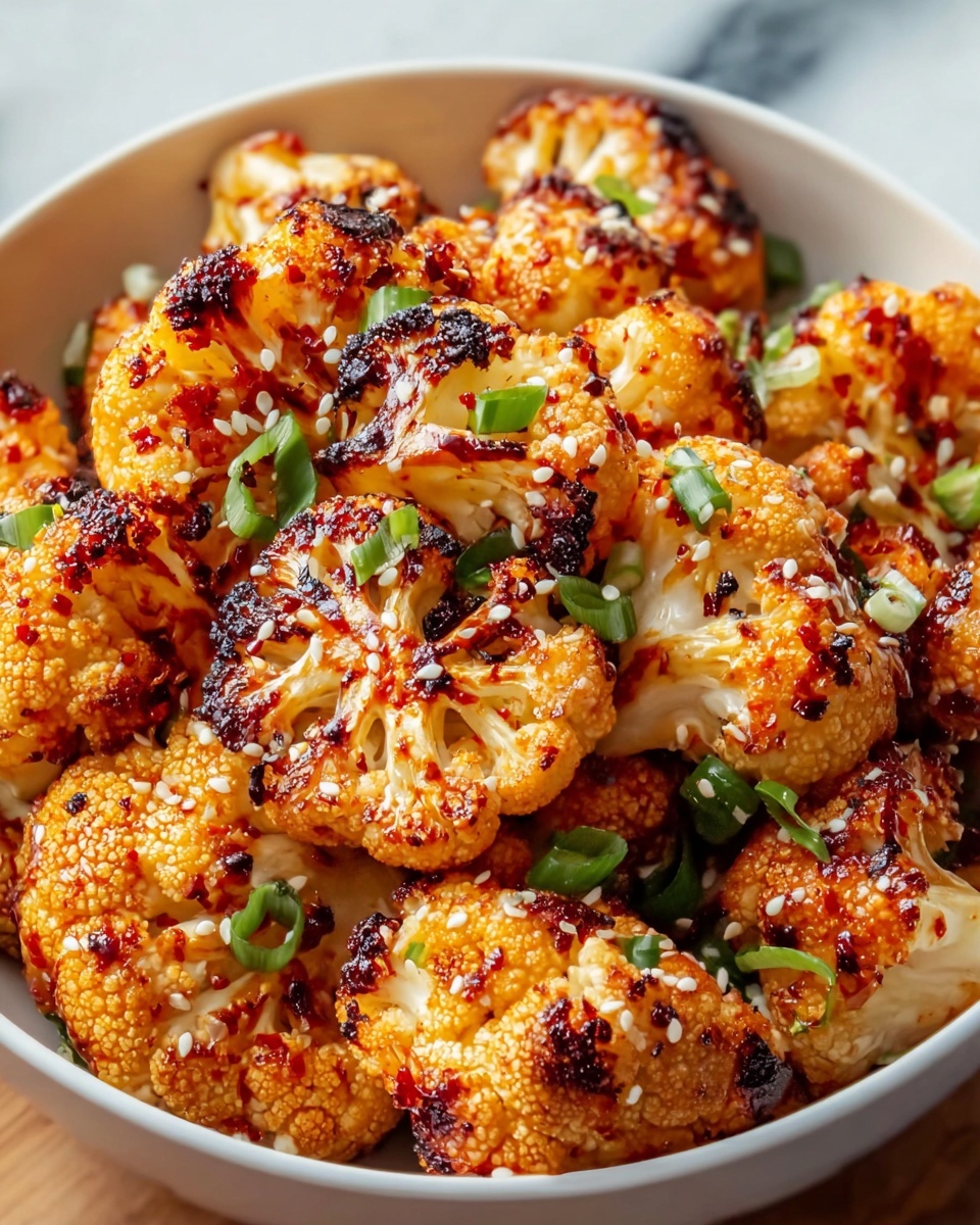 Sweet and Spicy Baked Cauliflower Recipe - Recipe Image