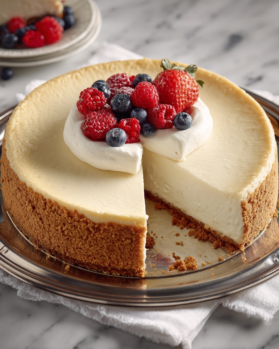 Classic Creamy Cheesecake Recipe - Recipe Image