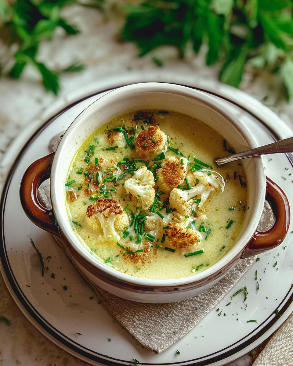 Roasted Cauliflower Soup Recipe - Recipe Image