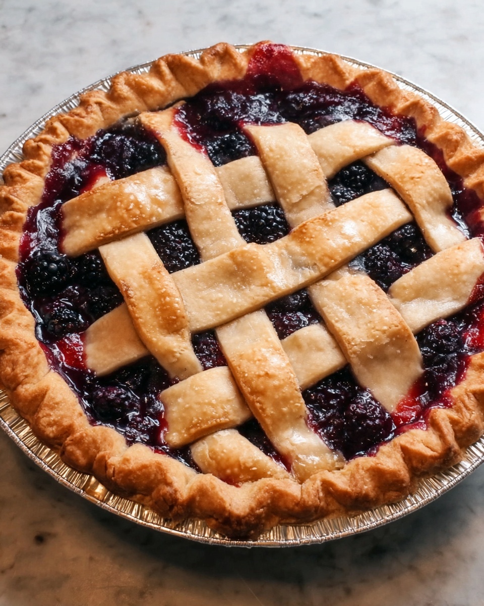 Lattice-Topped Berry Pie: A Sweet Symphony of Flavors Recipe - Recipe Image